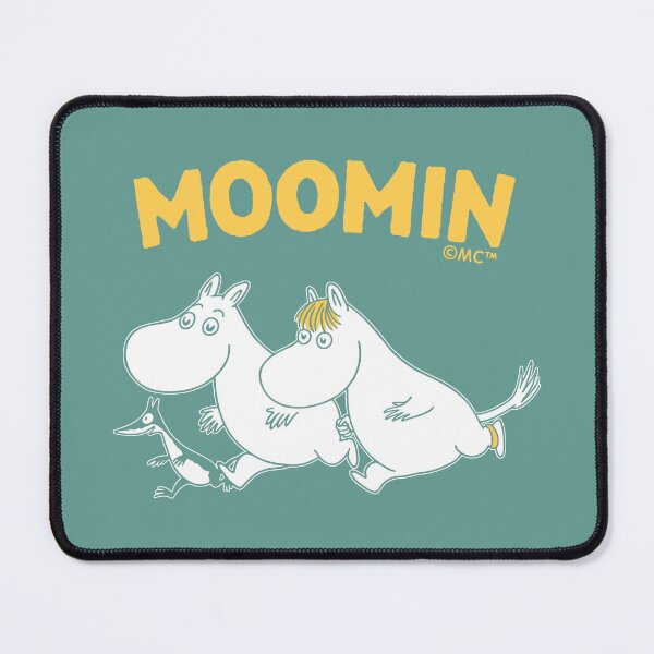 Item preview, Moomin Running Moomintroll And Snorkmaiden designed and sold by MoominStore.