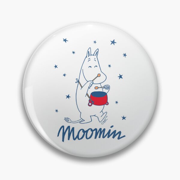 Item preview, Moomin Moomintroll Drumming Independence designed and sold by MoominStore.
