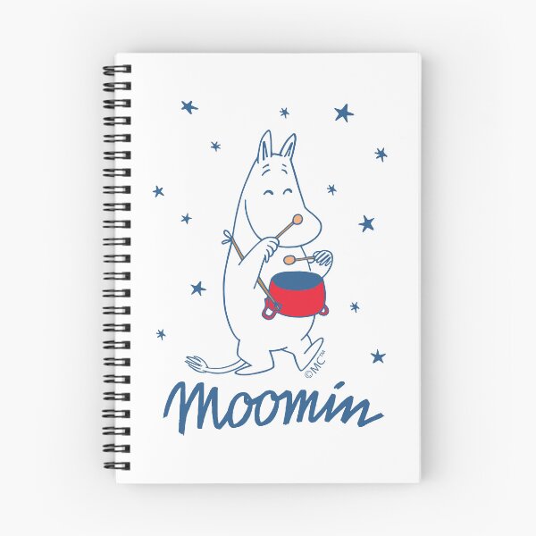 Item preview, Moomin Moomintroll Drumming Independence designed and sold by MoominStore.