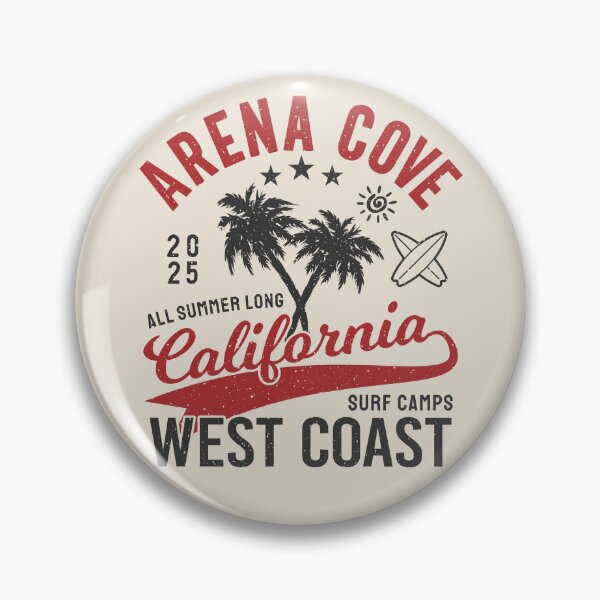 Item preview, Arena Cove Surf Camp Surfing Pacific West Coast California designed and sold by eclecTEEq.