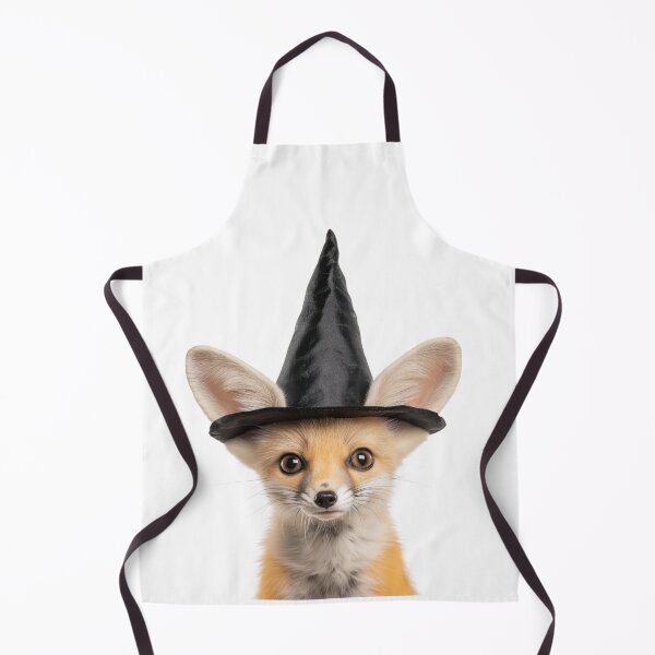 Artikelvorschau, Fennek-Fuchs trägt Halloween-Hexenhut entworfen und verkauft von LazyOwlStore.