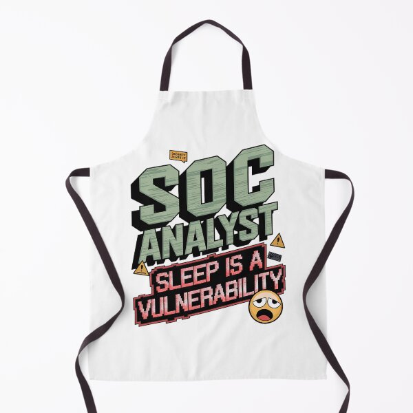 Item preview, SOC Analyst Sleep Is a Vulnerability Cybersecurity Art Meme Design designed and sold by pixelpopplanet.