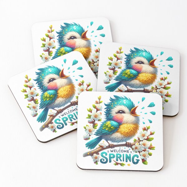 Item preview, Welcome Spring bird sublimation designed and sold by Eiwaprints.