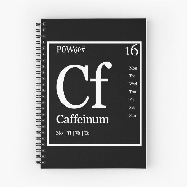 Item preview, Tabla periódica de la oficina Cf Caffeinum designed and sold by WorkWorkBalance.