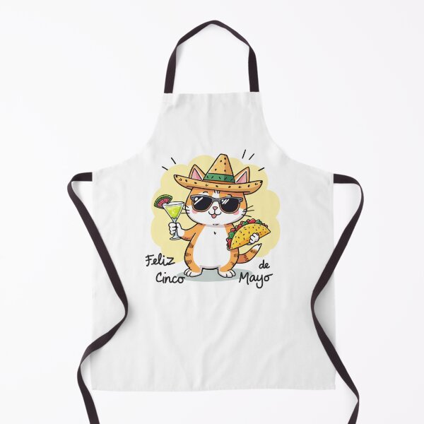 Item preview, Taco Meow-garita Time – Fiesta Cat Edition designed and sold by BlindCatCreative.