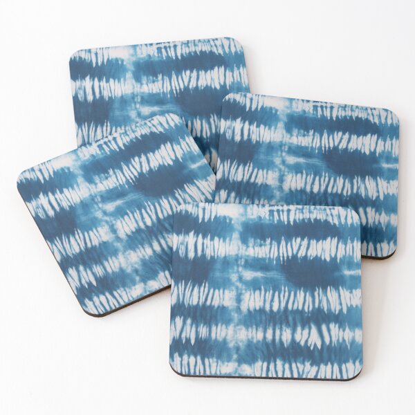 Item preview, Indigo Shibori Tie Dye Pattern – Hand-Dyed Blue Boho, Organic designed and sold by trajeado14.