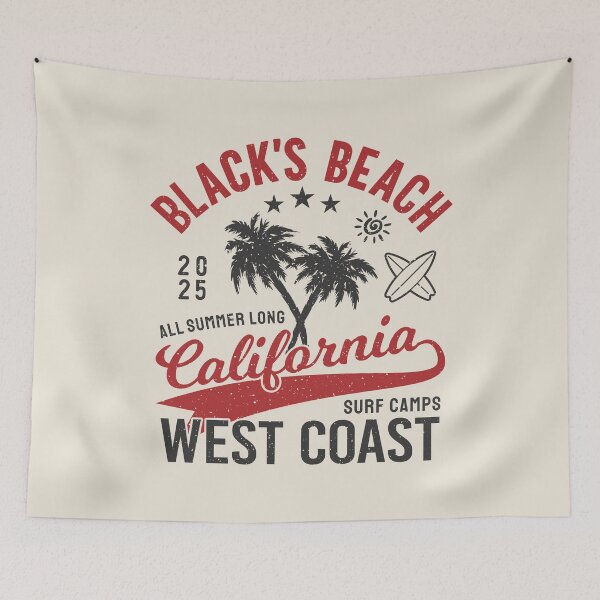 Item preview, Blacks Beach Surf Camp La Jolla San Diego California designed and sold by eclecTEEq.