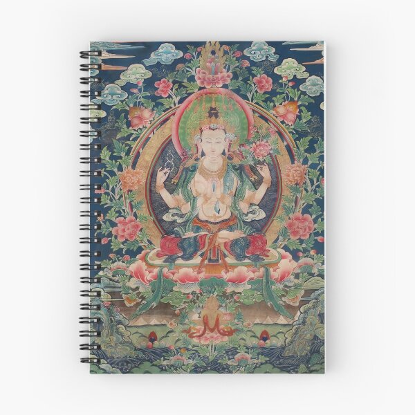 Item preview, Thangka Of Four-Armed Avalokitesvara designed and sold by Onodera.