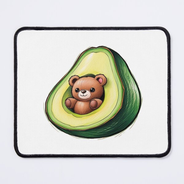 Item preview, Beary Cute Avocado designed and sold by PinkiPop Studio.