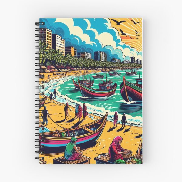 Item preview, Cox's Bazar Bangladesh AI Art – Perfect for Beach Lovers, Nature Enthusiasts & Vacation Accessories designed and sold by knalpot-design.