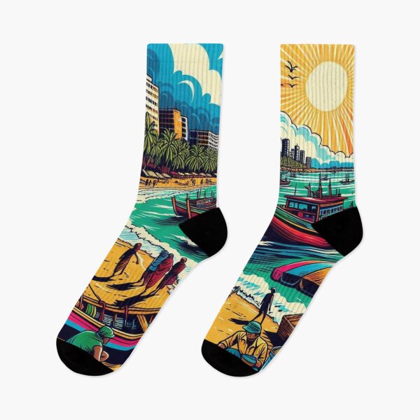 Item preview, Cox's Bazar Bangladesh AI Art – Perfect for Beach Lovers, Nature Enthusiasts & Vacation Accessories designed and sold by knalpot-design.