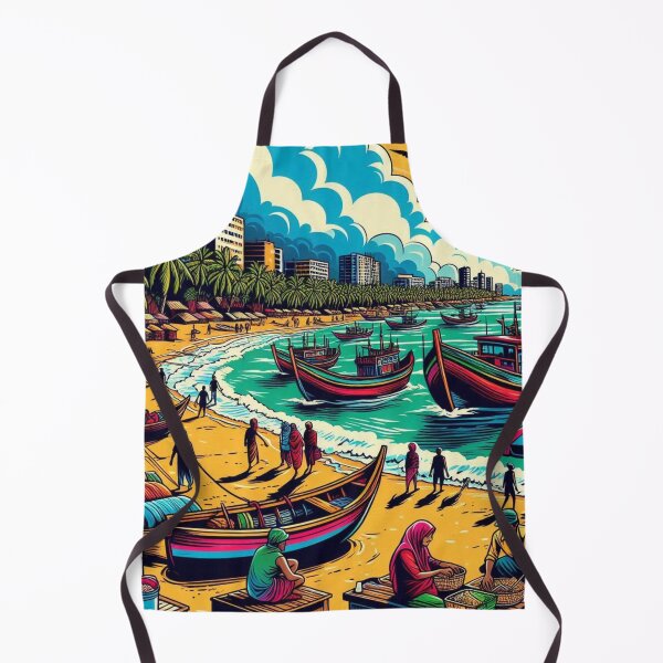 Item preview, Cox's Bazar Bangladesh AI Art – Perfect for Beach Lovers, Nature Enthusiasts & Vacation Accessories designed and sold by knalpot-design.