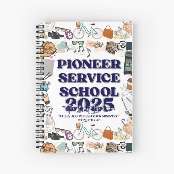 Item preview, Pioneer Service School 2025 - la meilleure vie de tous les temps - accomplissez pleinement votre ministère designed and sold by CAISHEM DESIGNS.