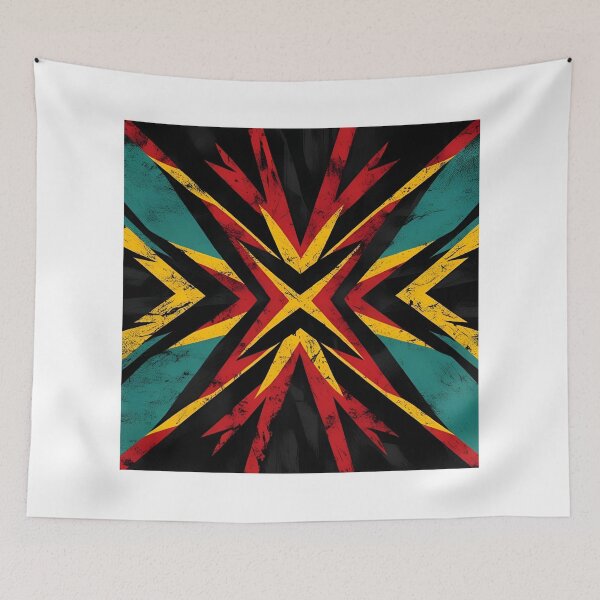 Item preview, Summer Vibrant Tribal Rider - Bold Biker Pattern designed and sold by ErSaSolutions.
