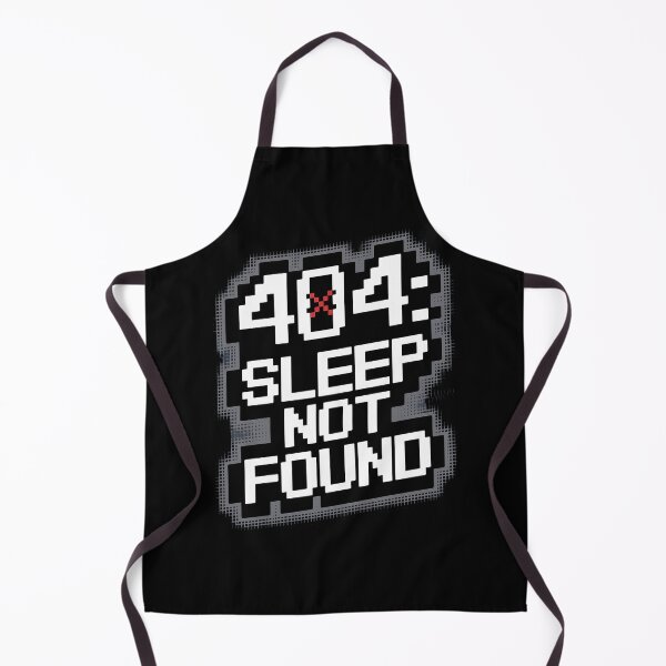 Item preview, 404 Sleep Not Found Funny Pixel Gamer Coding Error Art Design designed and sold by pixelpopplanet.