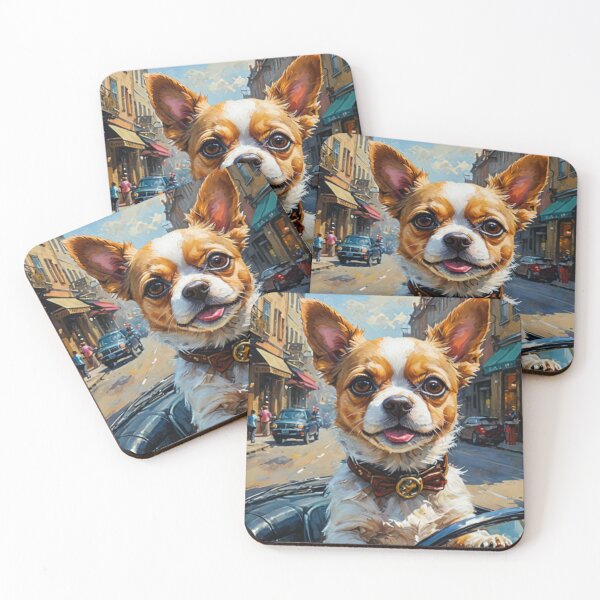 Item preview, Dog driving car  designed and sold by Conteceres.