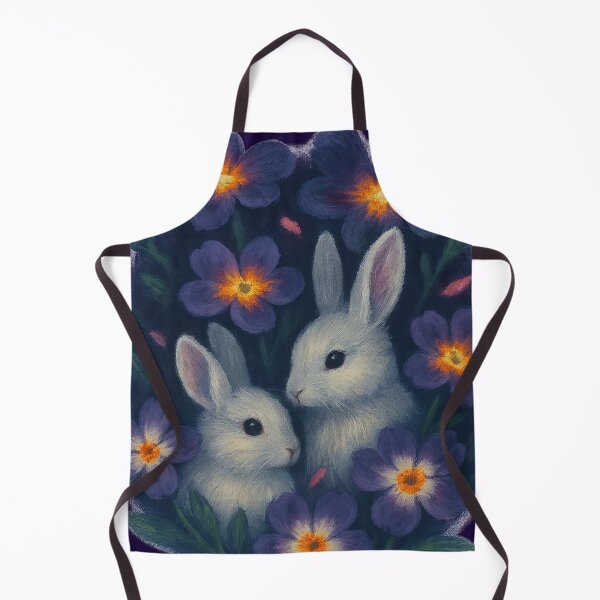 Item preview, Midnight Whispers: Rabbits in Bloom designed and sold by mia-miranda.
