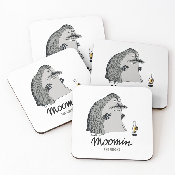 Item preview, Moomin The Groke With Lamp designed and sold by MoominStore.