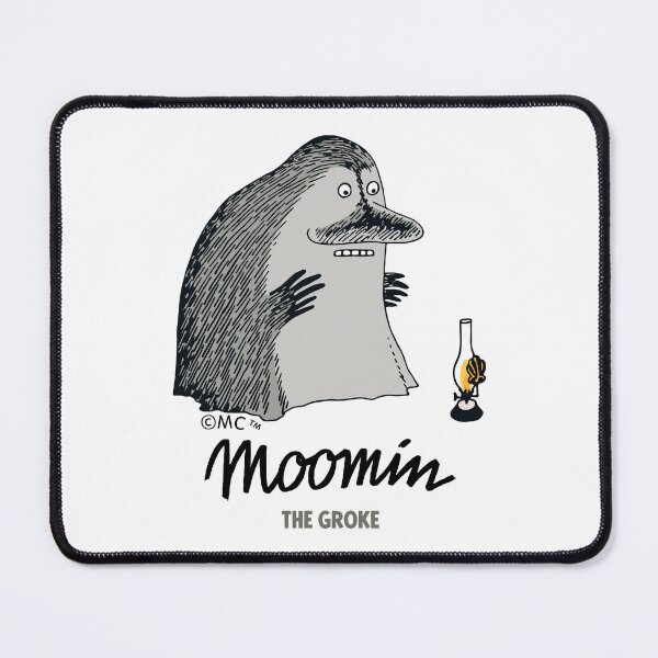 Item preview, Moomin The Groke With Lamp designed and sold by MoominStore.