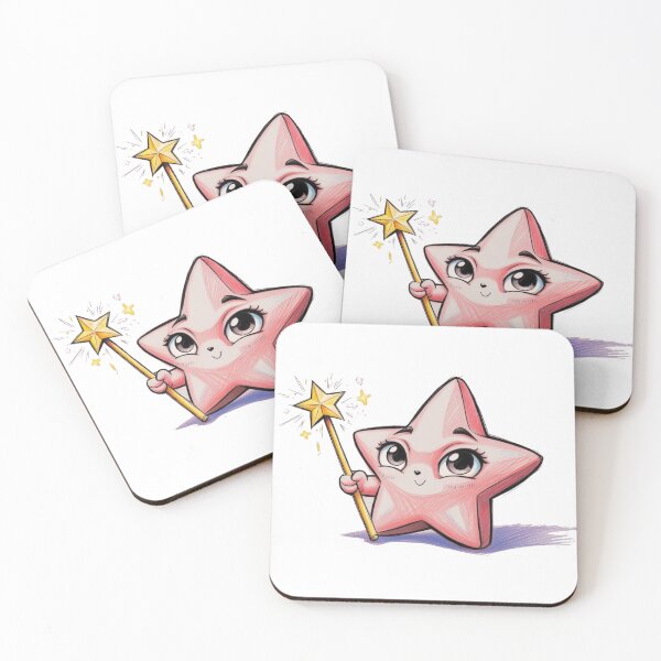 Item preview, Star with a Magical Wand designed and sold by PinkiPop Studio.