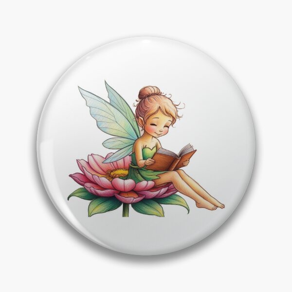 Item preview, Fairy Reading on a Plan designed and sold by PinkiPop Studio.
