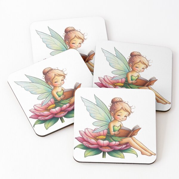 Item preview, Fairy Reading on a Plan designed and sold by PinkiPop Studio.