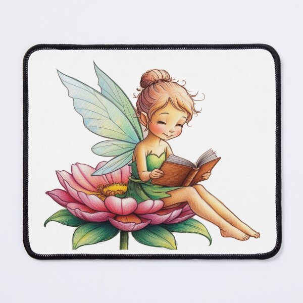 Item preview, Fairy Reading on a Plan designed and sold by PinkiPop Studio.