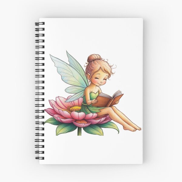 Item preview, Fairy Reading on a Plan designed and sold by PinkiPop Studio.