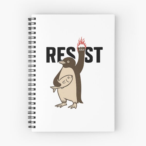 Item preview, Penguins Against Tariffs FDT Anti Trump designed and sold by Galactic-Sketch.