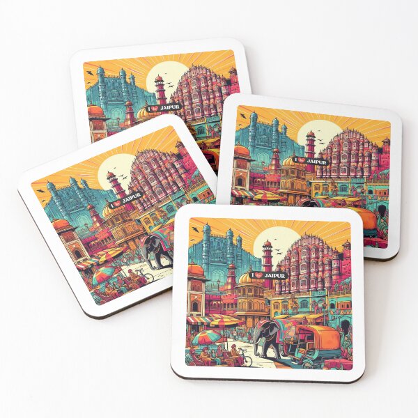 Item preview, Jaipur City India AI Art – Perfect for Vacation Lovers, Culture Enthusiasts & Travel Accessories   2/2 designed and sold by knalpot-design.