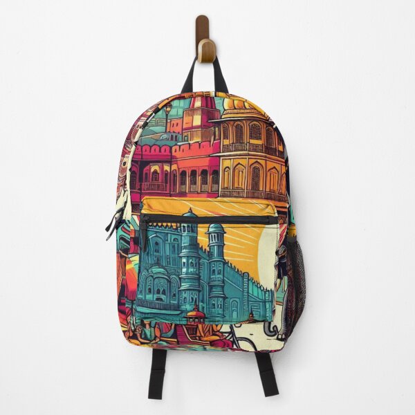 Item preview, Jaipur City India AI Art – Perfect for Vacation Lovers, Culture Enthusiasts & Travel Accessories 2/2 designed and sold by knalpot-design.
