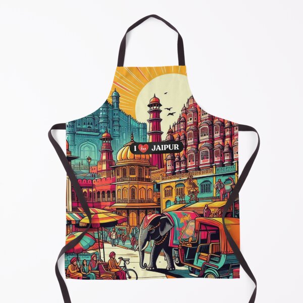 Item preview, Jaipur City India AI Art – Perfect for Vacation Lovers, Culture Enthusiasts & Travel Accessories 2/2 designed and sold by knalpot-design.