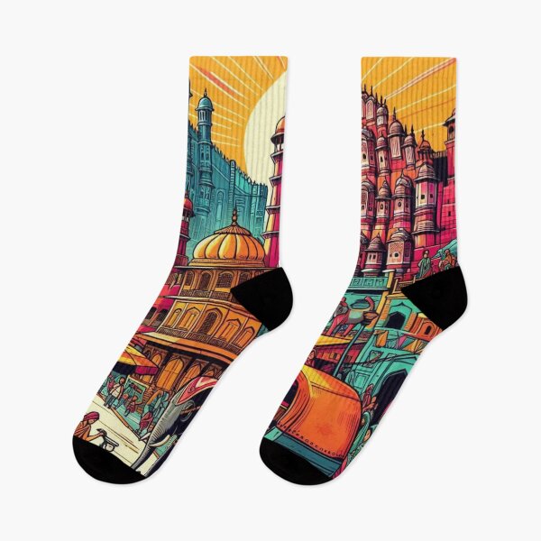 Item preview, Jaipur City India AI Art – Perfect for Vacation Lovers, Culture Enthusiasts & Travel Accessories   2/2 designed and sold by knalpot-design.
