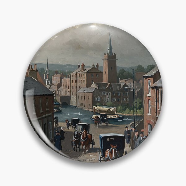Item preview, Northern England painting vintage artwork designed and sold by Vintage Designs +.