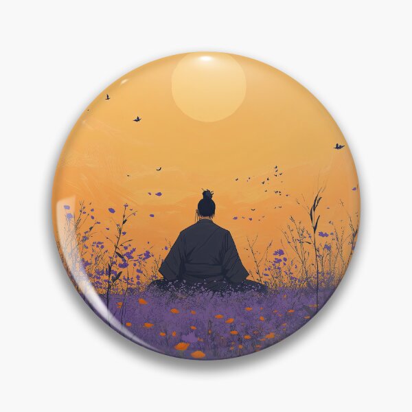 Item preview, Samurai meditating designed and sold by PhantomOutlaw.