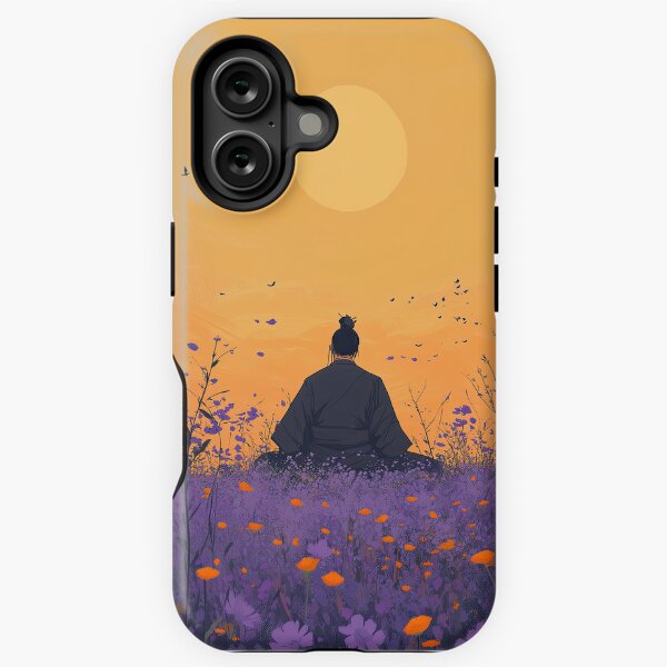 Vista previa del artículo con la obra «Samurái meditando», diseñado y vendido por PhantomOutlaw.