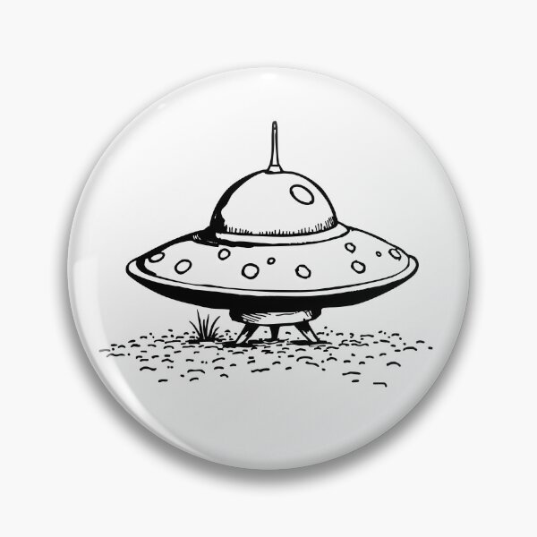 Item preview, Out of This World – Cute Alien Spaceship designed and sold by BlindCatCreative.