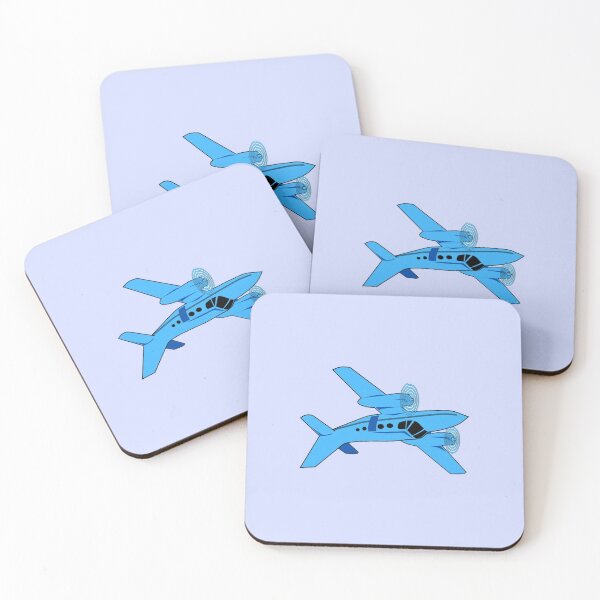 Item preview, Inverted Blue Twin Engine designed and sold by PilotandPlane.
