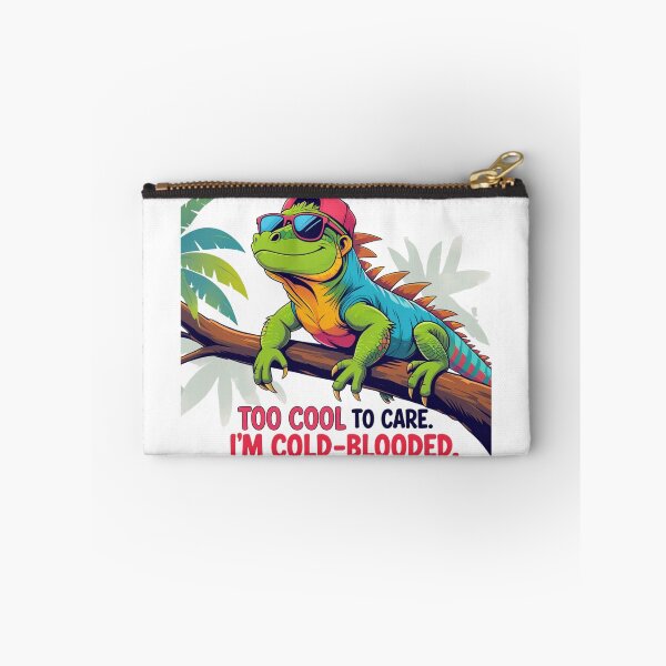 Item preview, Funny Iguana Shirt – Cool Lizard Graphic Tee, Cold Blooded Humor, Reptile Lover Gift, Sarcastic Unisex T-Shirt designed and sold by pmrpac.