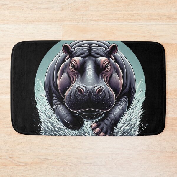 Item preview, Hippo Art #23 | Hippo Lovers designed and sold by ksgraphics222.