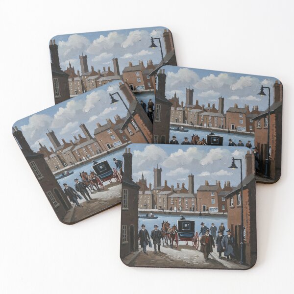 Item preview, Birmingham England painting vintage artwork designed and sold by Vintage Designs +.
