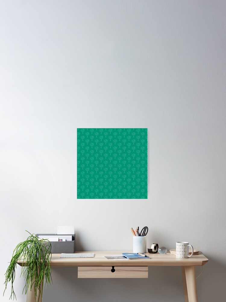 Thumbnail 2 of 3, Poster, Subtle Palms designed and sold by ambience.