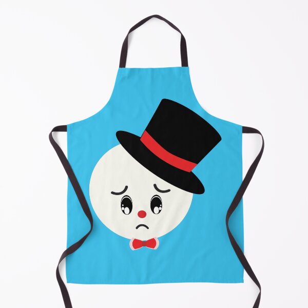 Item preview, snowman with red hat, The cartoon portrays sad. designed and sold by Wunnipaogtun.