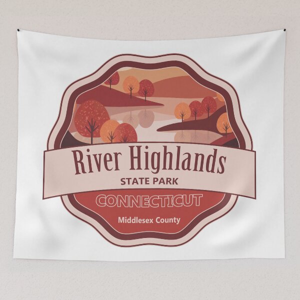 Item preview, River Highlands State Park Middlesex County Connecticut designed and sold by Wanderful-roads.