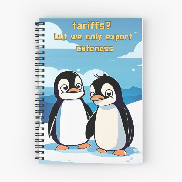 Item preview, Cute Penguins Against Tariffs designed and sold by ElixirCraft.