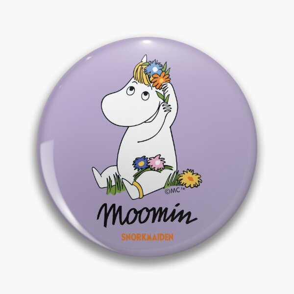 Item preview, Moomin Snorkmaiden Flowers In Hair designed and sold by MoominStore.