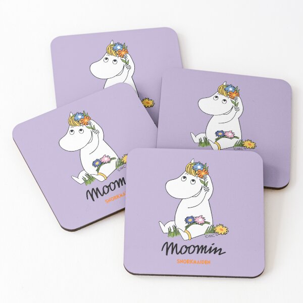 Item preview, Moomin Snorkmaiden Flowers In Hair designed and sold by MoominStore.
