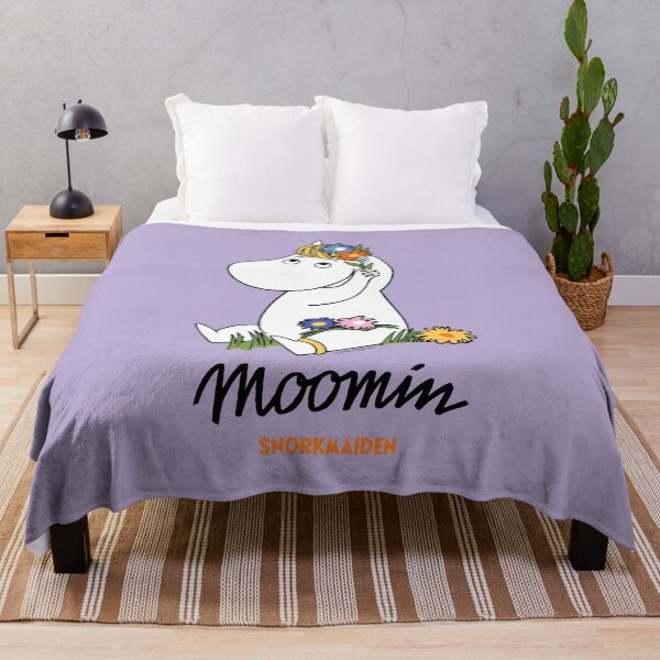 Item preview, Moomin Snorkmaiden Flowers In Hair designed and sold by MoominStore.