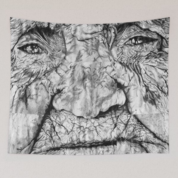 Item preview, Wrinkled Face designed and sold by babblesdesign.