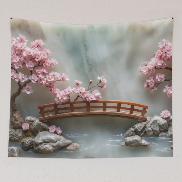 Item preview, Japanese Garden on Jade designed and sold by Debbie Schulte.